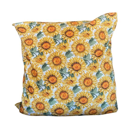 Sunflower Themed Pillow Cover - Handmade - Picture 1 of 2